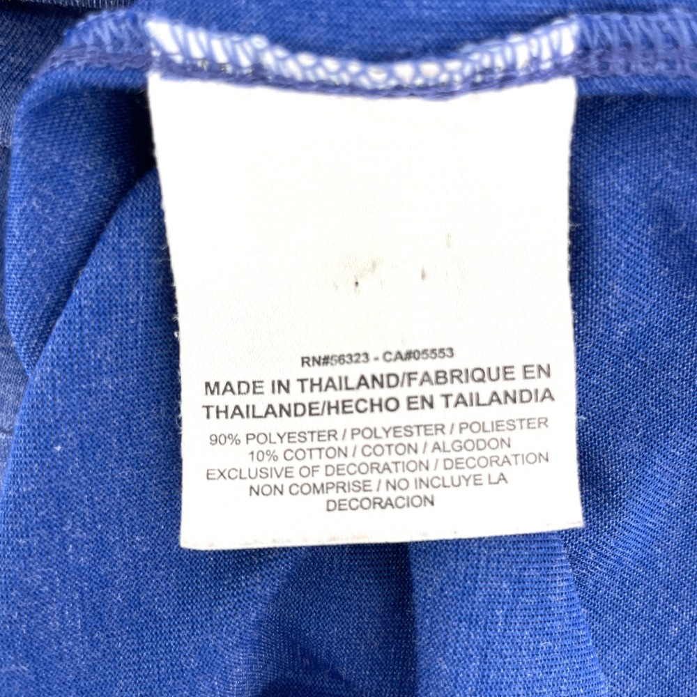 Nike‎ Golf UV Performance Polo Shirt Mens Large Blue Arizona Grand Resort Logo - Picture 8 of 9